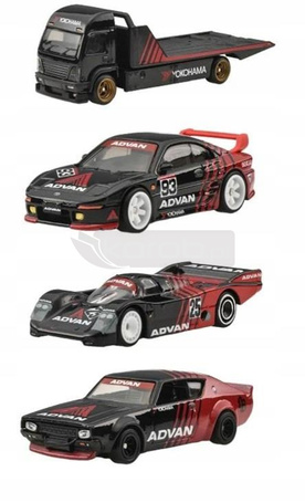 HOT WHEELS PREMIUM DIORAMA zestaw 4 autek JBM06