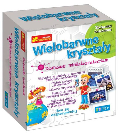 Domowe minilaboratorium - Wielobarwne kryształy