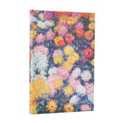 Kalendarz książkowy mini 2026 Monet's Chrysanthem