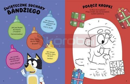 Bluey. Hura, idą święta! Zabawy i zadani...