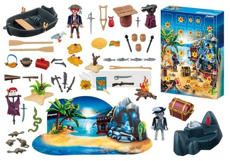 PLAYMOBIL 6625 Kalendarz adwentowy Tajemicza piracka wyspa skarbów