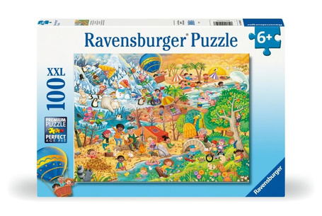 Puzzle dla dzieci 2D: 4 pory roku 100el