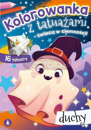 Kolorowanka z tatuażami. Duchy