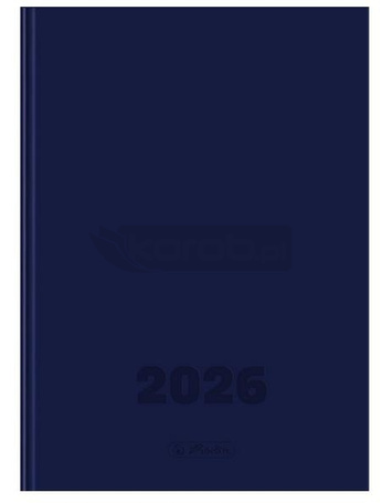 Kalendarz 2026 A4 dzienny Szefa DTP granat HERLITZ