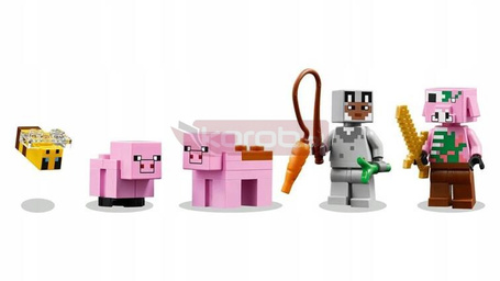 LEGO MINECRAFT 21268 DOM PROSIACZKA, zestaw klocków dla dzieci +7 lat