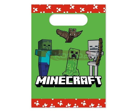 Torebki papierowe Minecraft 4szt