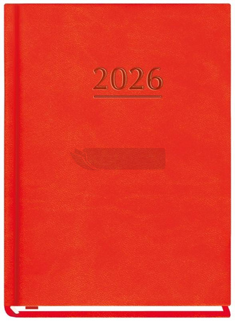 Terminarz 2026 A6 tygodniowy Ola czerwony