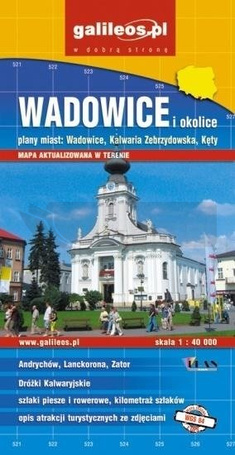 Plan mista - Wadowice i okolice 1:40 000