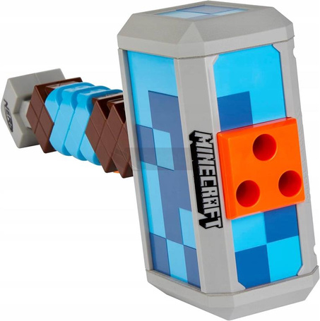 MINECRAFT NERF F4416 STORMLANDER strzelający młot + 3 strzałki
