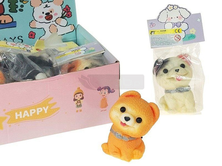 Gniotek pies 9cm MIX