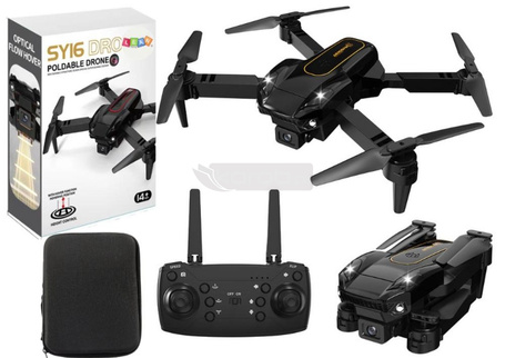 Dron z kamerą SY16 czarny + pokrowiec
