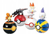 MEGA POKEMON KLOCKI 105el ZESTAW DRUŻYNA TYPU OGNISTEGO 4 figurki +Pokeball HTJ06