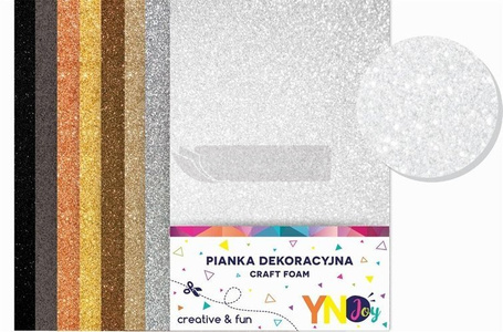 Pianka dekoracyjna Brokat glam 8 kol NC-019 NOSTER
