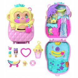 LALKA POLLY POCKET ANANASOWA MAŁPKA zestaw do zabawy dla dzieci +4 lata JKC49