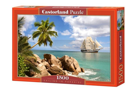 Puzzle 1500 elementów Żeglowanie w raju
