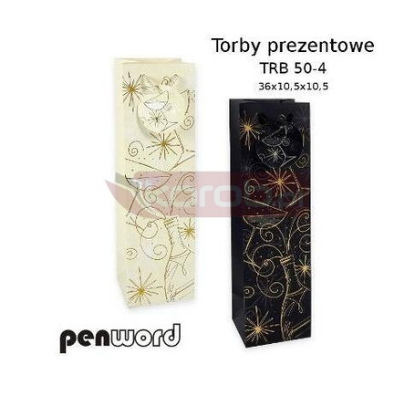 Torebka prezentowa 36x10,5x10,5cm MIX