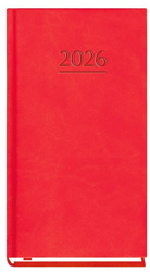Terminarz 2026 kieszonkowy czerwony