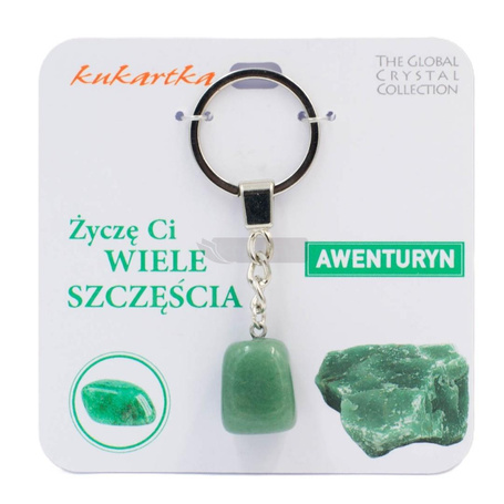 Brelok Wiele szczęścia awenturyn