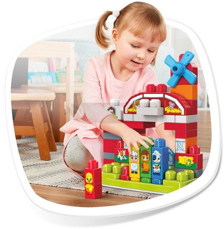 Mega Blocks Building Basics Muzyczna farma Zestaw klocków GCT50