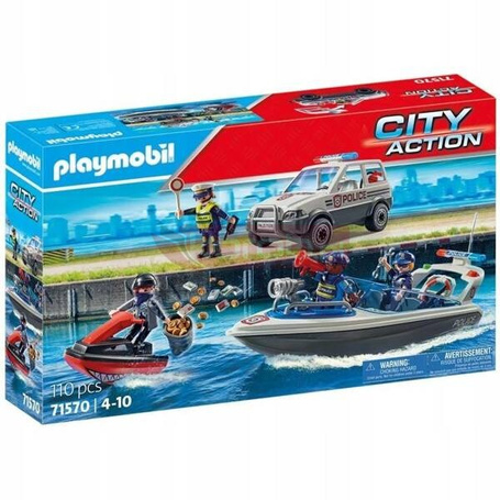 PLAYMOBIL CITY ACTION 71570 POŚCIG POLICYJNY NA WODZIE
