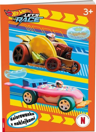 Hot Wheels. Kolorowanka z Naklejkami