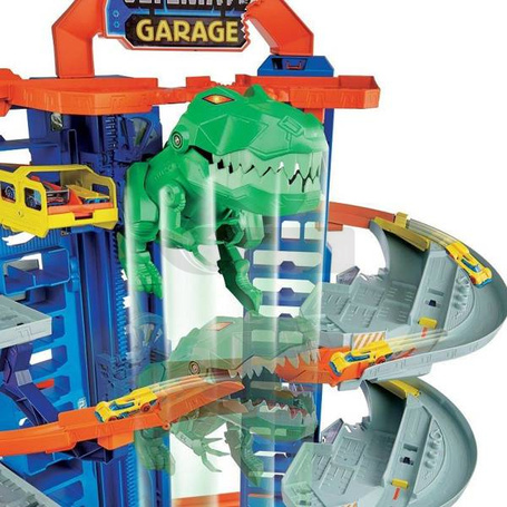 Hot Wheels zestaw Mega garaż T-Rexa GJL14