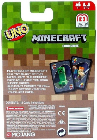 Karty Uno Minecraft FPD61