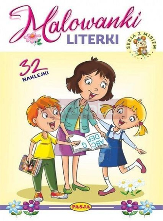 Malowanki literki. Seria z misiem