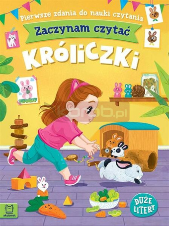 Zaczynam czytać. Duże litery. Pierwsze zdania
