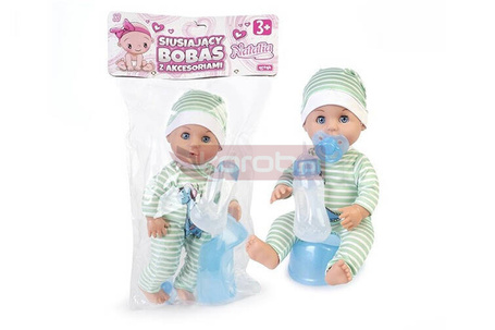 Lalka Natalia - Bobas siusiający z akcesoriami