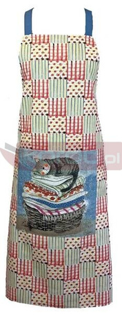 Fartuch kuchenny AP01 Kot na koszu z praniem