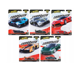 HOT WHEELS PREMIUM CAR CULTURE Euro Speed zestaw 5 aut JBK55, JBK76, JBK77, JBK78, JBK79