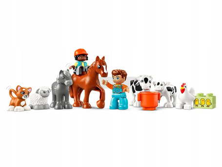 LEGO DUPLO 10416 OPIEKA NAD ZWIERZĘTAMI NA FARMIE zestaw klocków dla dzieci