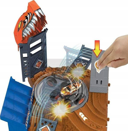 HOT WHEELS MONSTER TRUCK Arena Smasher Tiger Shark HNB93