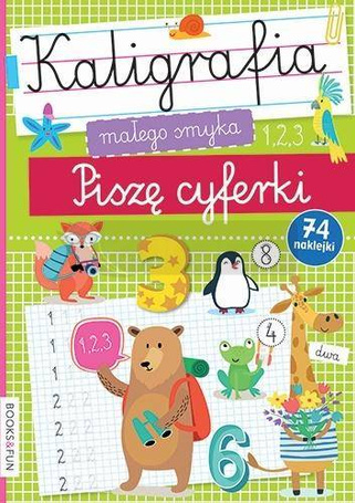 Kaligrafia Malego Smyka Pisze cyferki