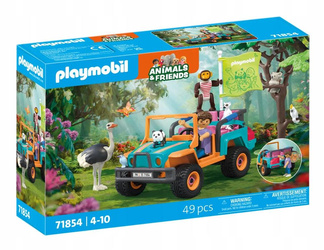PLAYMOBIL ANIMALS & FRIENDS 71854 Kolorowe Auto Terenowe zestaw +4 lat