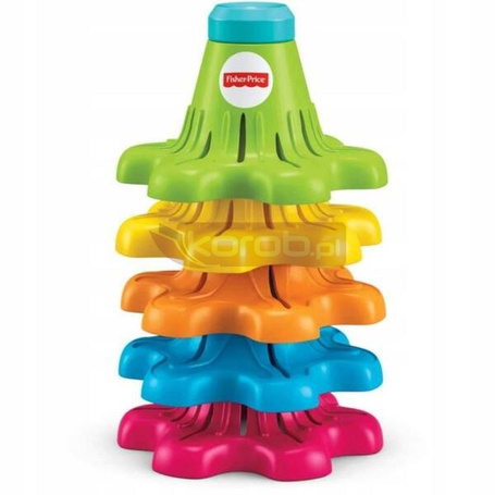 FISHER PRICE WIRUJĄCA WIEŻA PIRAMIDKA Z KLOCKAMI FYL38