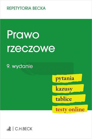 Prawo rzeczowe Pytania Kazusy Tablice Testy online