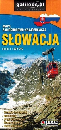 Mapa samochodowa - Słowacja 1:500 000