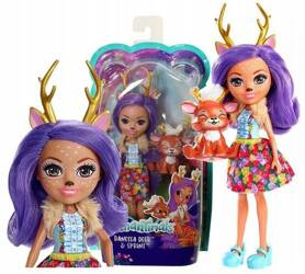 ENCHANTIMALS LALKA DANEESA DEER + JELONEK FXM75