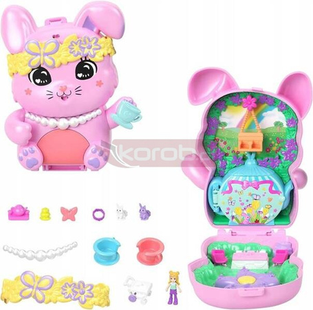 LALKA POLLY POCKET KRÓLICZKOWA HERBATKA zestaw do zabawy dla dzieci +4 lata JCR40