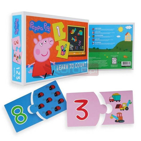 Puzzle 10 układanek 20el Świnka Peppa