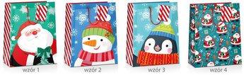 Torba prezentowa Boże Narodzenie 26x12x32cm MIX