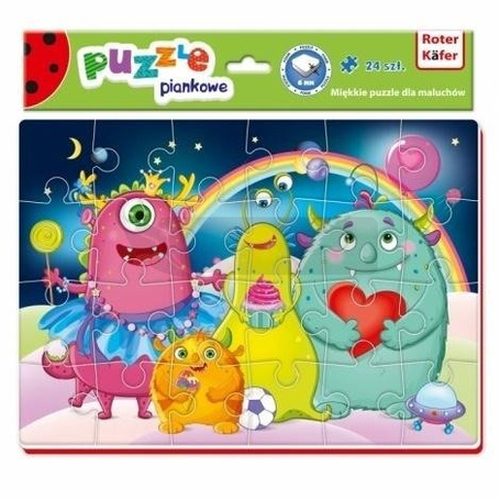 Miękkie puzzle A4 Śmieszne zdjęcia Potworki