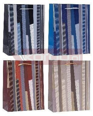 Torebka ozdobna 18x23x8cm mix ROZETTE