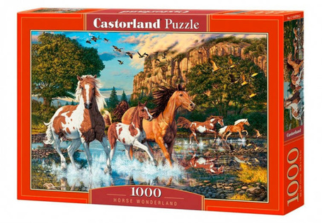 Puzzle 1000 elementów Konie 