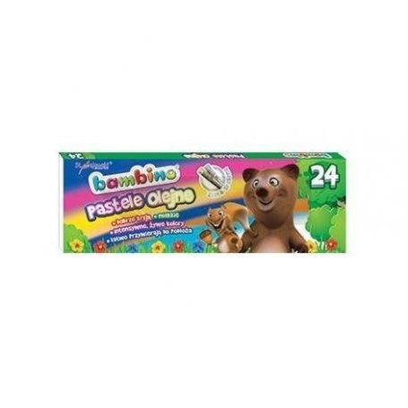 Pastele olejne 24 kolory BAMBINO