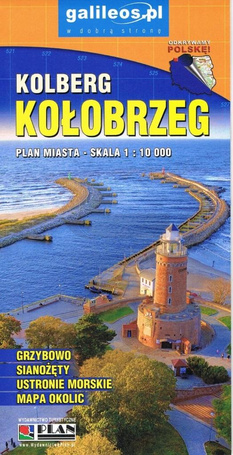 Plan miasta - Kołobrzeg i Ustronie Morskie 1:10000