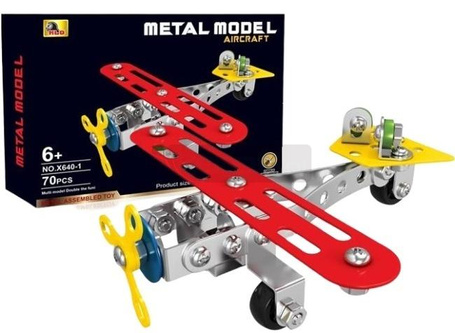 Klocki konstruktor metal 70el