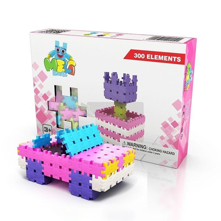 Klocki Meli Basic Pink 300szt